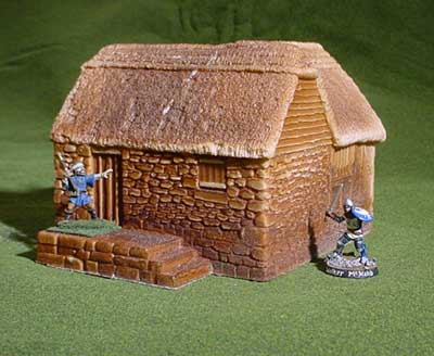 Hudson & Allen Studio 25mm Scale Model Medieval Village Building 4A unpainted