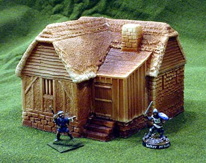 Hudson & Allen Studio 25mm Scale Model Medieval Village Building 4A unpainted