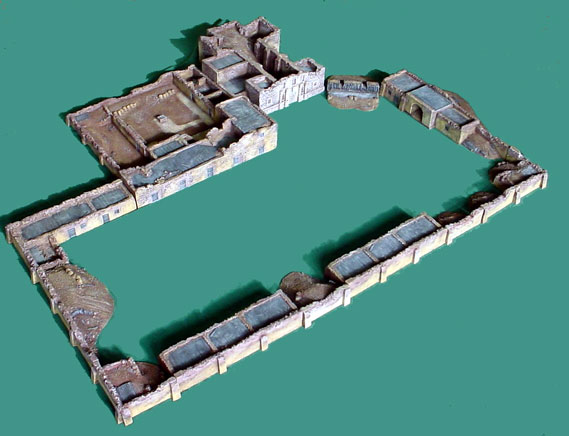 Alamo assemble model painted sample