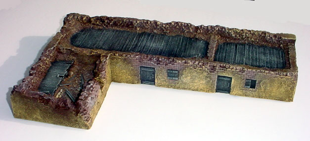 Alamo model part 13 painted sample