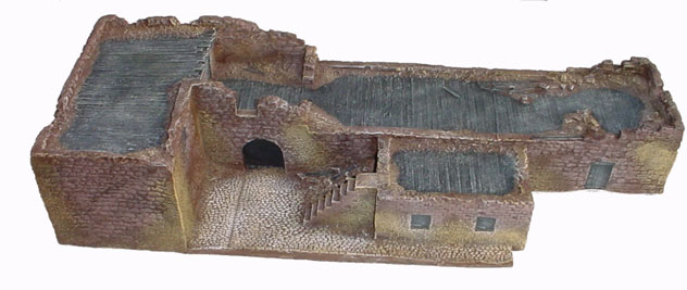 Alamo model part 14 painted sample
