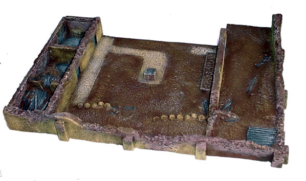 Alamo model part 15 painted sample