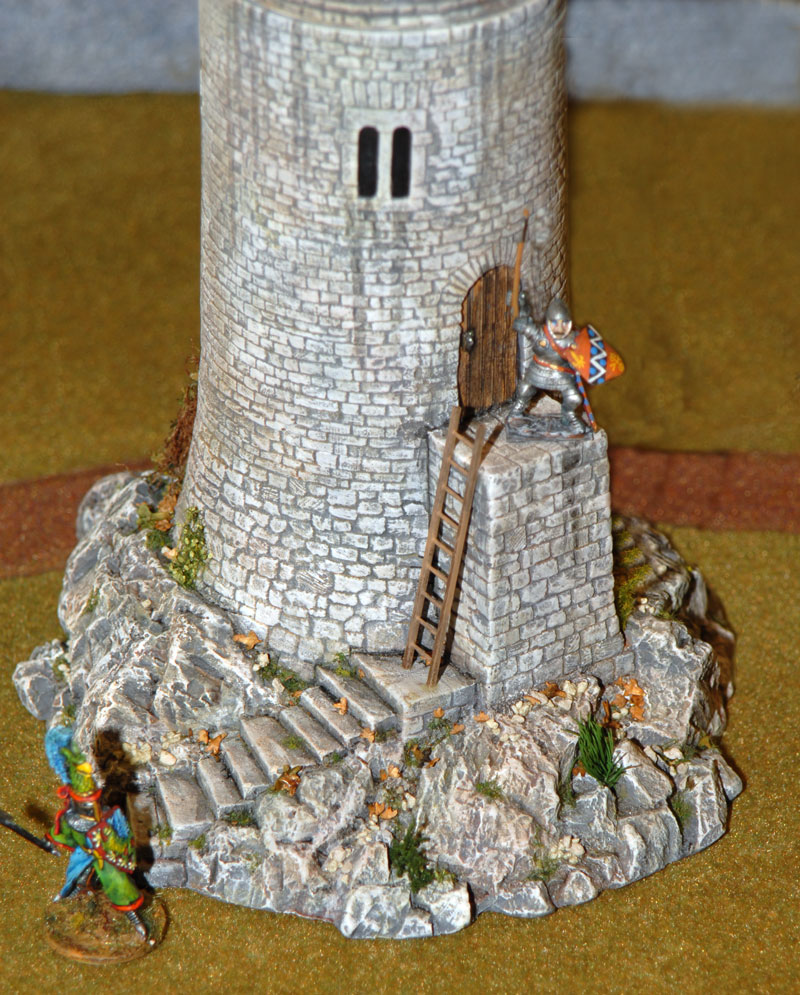 Hudson & Allen Studio Medieval Watchtower Model Painted Sample