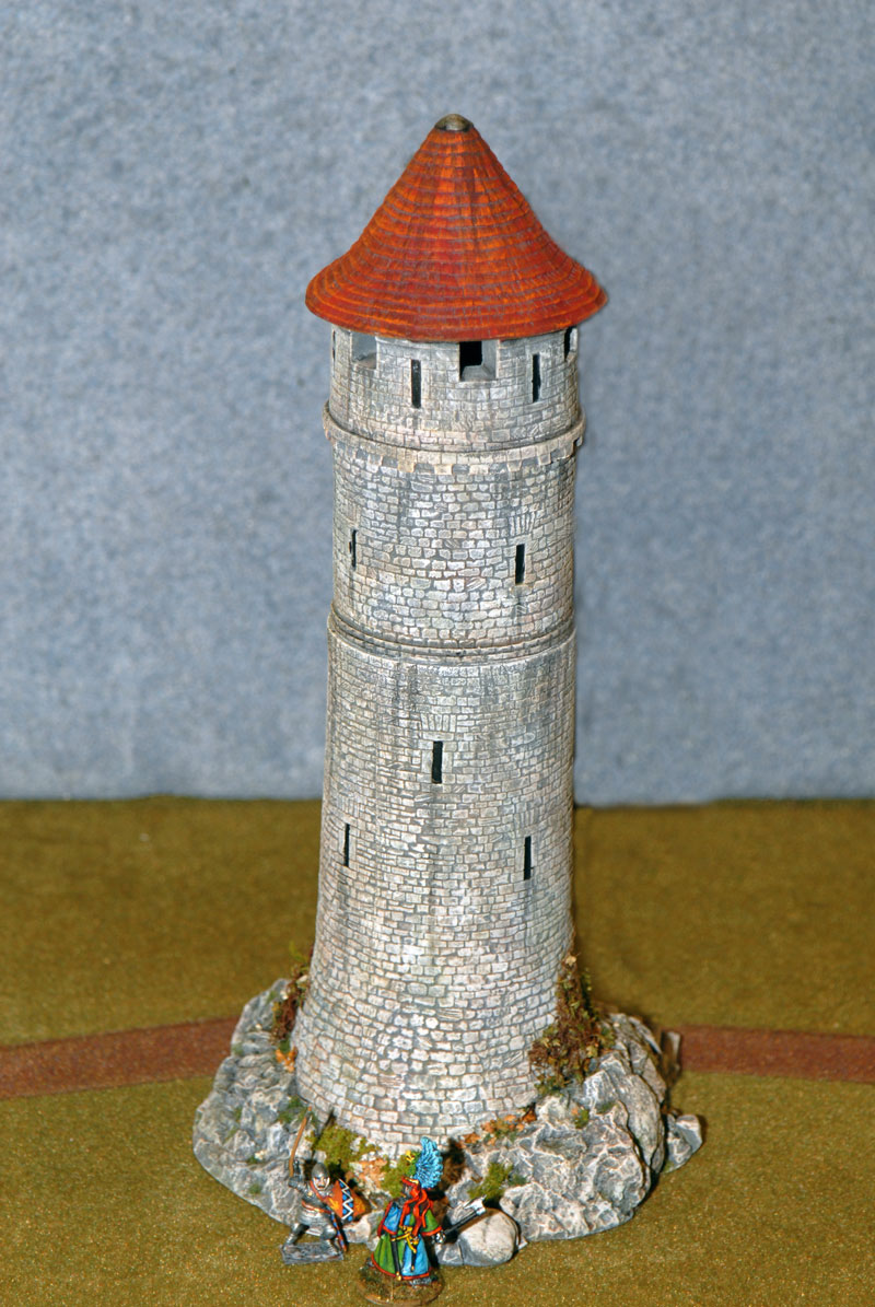 Hudson & Allen Studio Medieval Watchtower Model Painted Sample