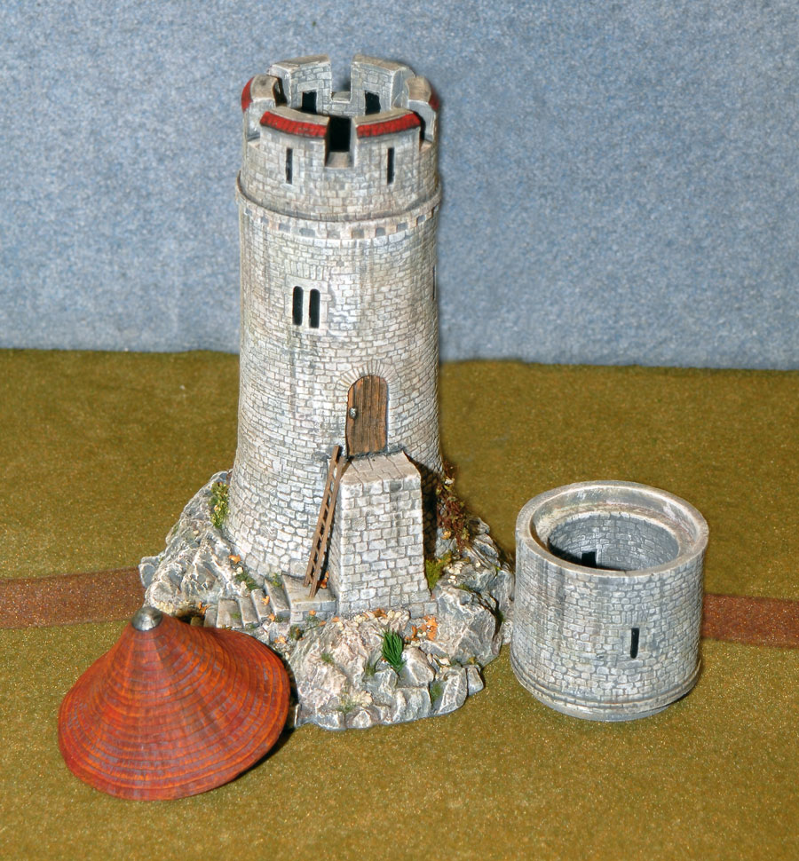 Hudson & Allen Studio Medieval Watchtower Model Painted Sample