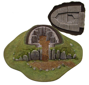 Open Painted Barrow Model