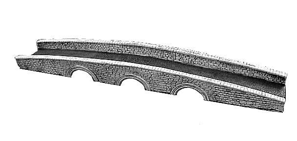 Hudson & Allen Studio 25mm Scale Model Three Arch Bridge