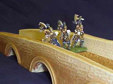 Hudson & Allen Studio 25mm Scale Model Bridge with Figures