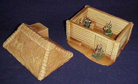 Hudson & Allen Studio Open Log Cabin Village Set Bldg #5