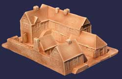 Hudson & Allen 25mm scale model European Village for Tabletop Miniature Wargames