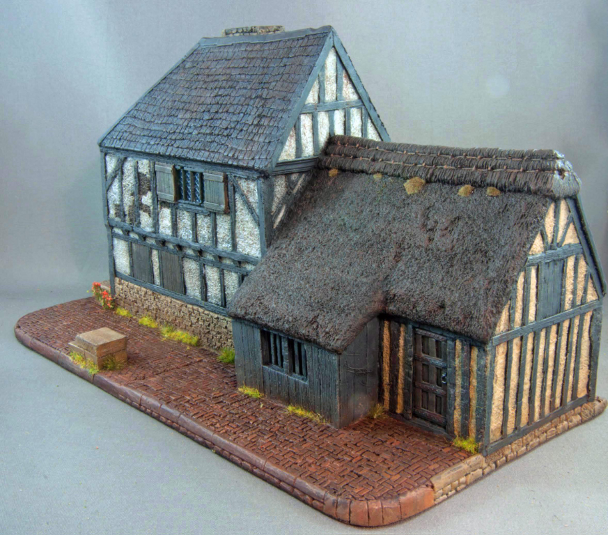 Hudson & Allen 25mm scale model Late Medieval Village Set, Building 1 for Tabletop Miniature Wargames