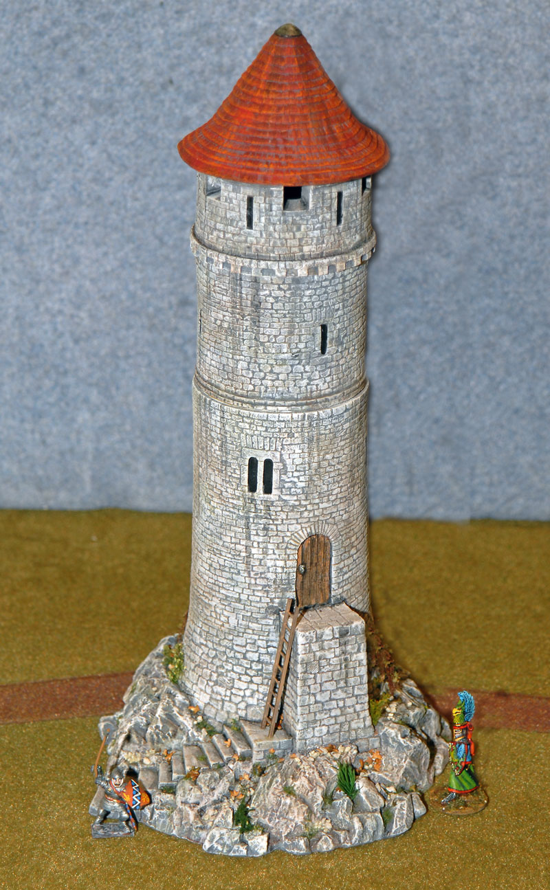 Hudson & Allen Studio Medieval Watchtower Model Painted Sample