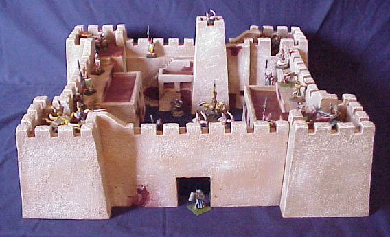 Front of Hudson & Allen Studio's 25mm Scale Model Fortress for Tabletop Wargaming