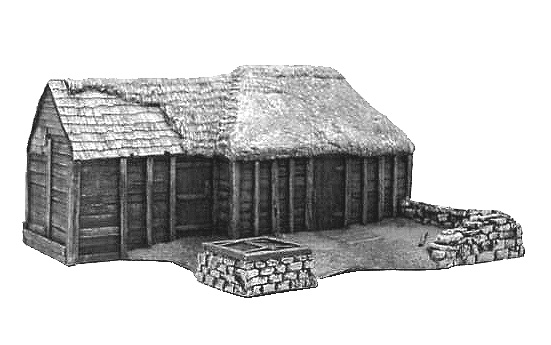 Log Cabin Village Set Building #1