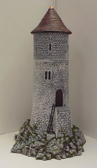 Hudson & Allen 25mmHudson & Allen Studio Medieval Watchtower Model Painted Sample